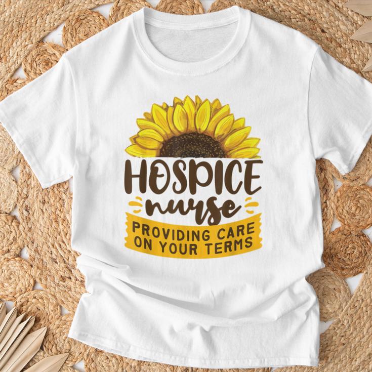 End Of Life Care On Your Terms Hospice Nurse T-Shirt Gifts for Old Men