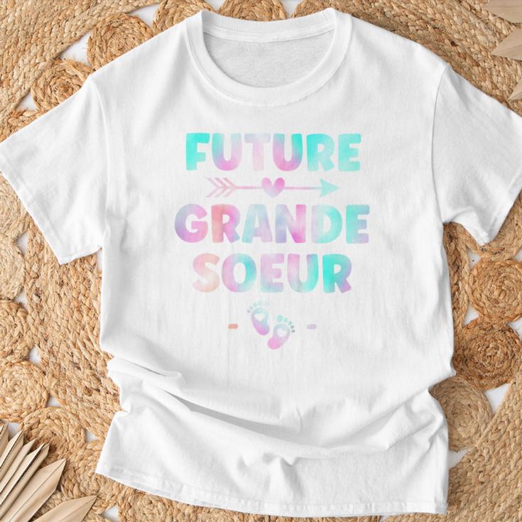 Enfant Future Grande Soeur 2024 Jeais Etre Grande Soeur Surprise T-Shirt Cadeaux pour les vieillards