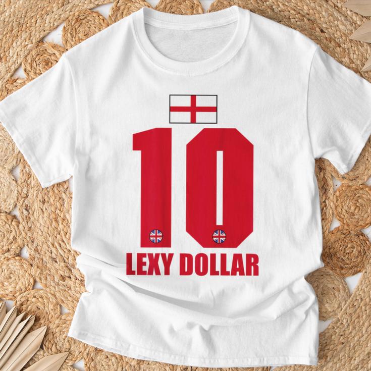 England Sauf Lexy Dollar Saufnamen T-Shirt Geschenke für alte Männer