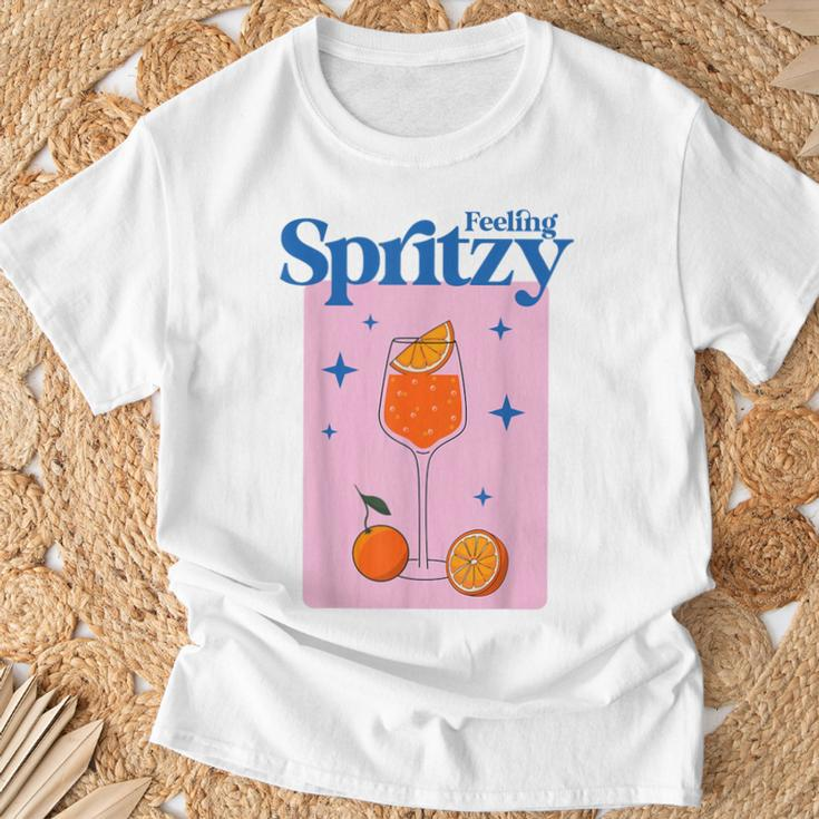 Feeling Spritzy X Hallöchen Aperoliker T-Shirt Geschenke für alte Männer