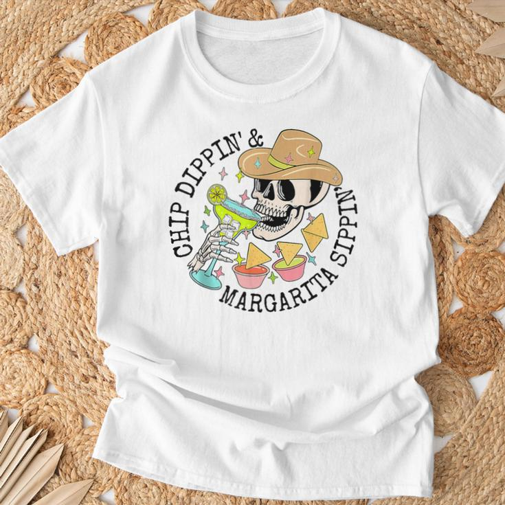 Fiesta Cinco De Mayo Drinking Chip Dippin Margarita Sippin T-Shirt Gifts for Old Men