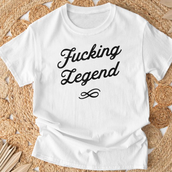 Fucking Legend Black Txt Version Adult Women T-Shirt Gifts for Old Men