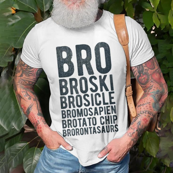 Brother Bro Names Sibling Family Or Friends T-Shirt Gifts for Old Men