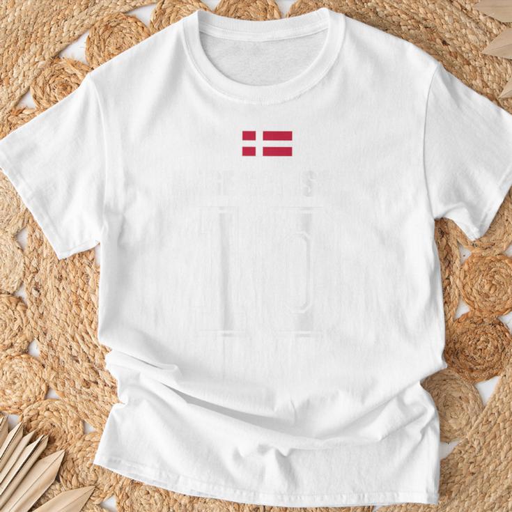 Name Denmark Sauf Jersey For Mallorca Red T-Shirt Geschenke für alte Männer