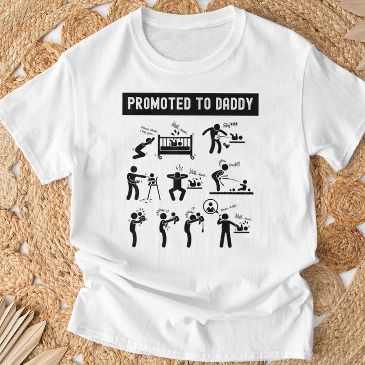 Promoted To Daddy Baby For New Daddy 2024 T-Shirt Gifts for Old Men