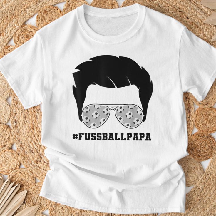 Fußballpapa Football Dad T-Shirt Geschenke für alte Männer