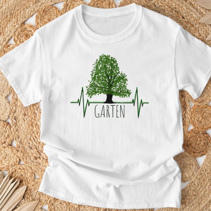 Garden Gardening Gardening Tree Heartbeat T-Shirt Geschenke für alte Männer