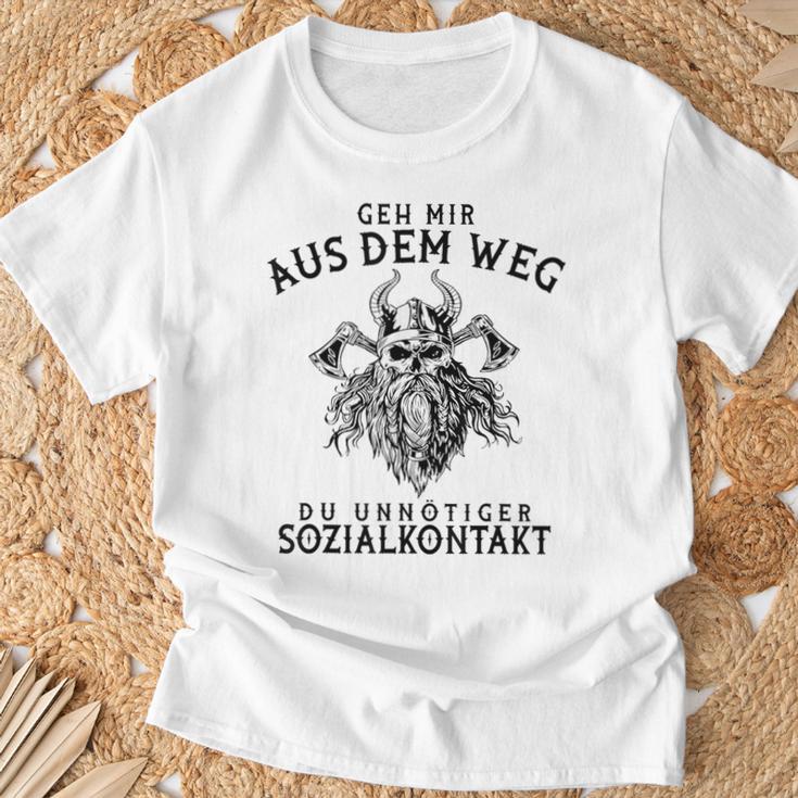 Geh Mir Aus Dem Weg T-Shirt für Herren, Witziges Textdesign Geschenke für alte Männer