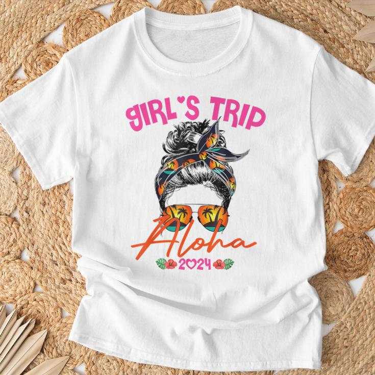 Girls Trip Aloha Hawaii 2024 Girls Weekend 2024 For Women T-Shirt Gifts for Old Men