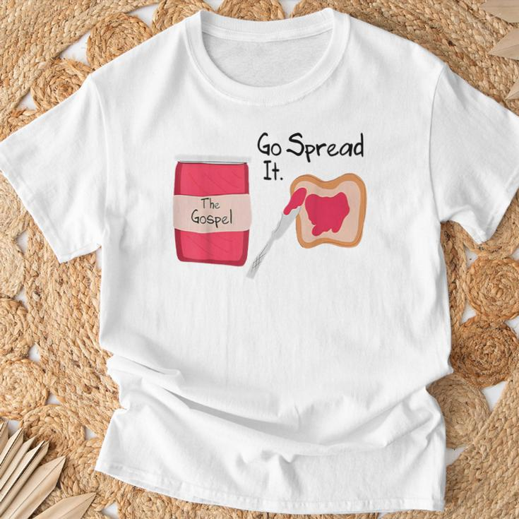 The Gospel Go Spread It T-Shirt Gifts for Old Men