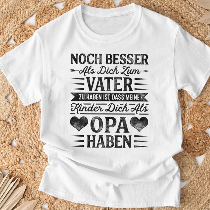 Großvater Noch Besser Als Dich Zumater Zu Haben Enkel Grandpa T-Shirt Geschenke für alte Männer