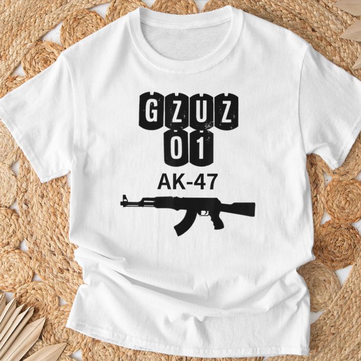 Gzuz 01 Ak-47 T-Shirt Geschenke für alte Männer