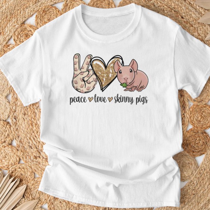 Hairless Guinea Pig T-Shirt Gifts for Old Men