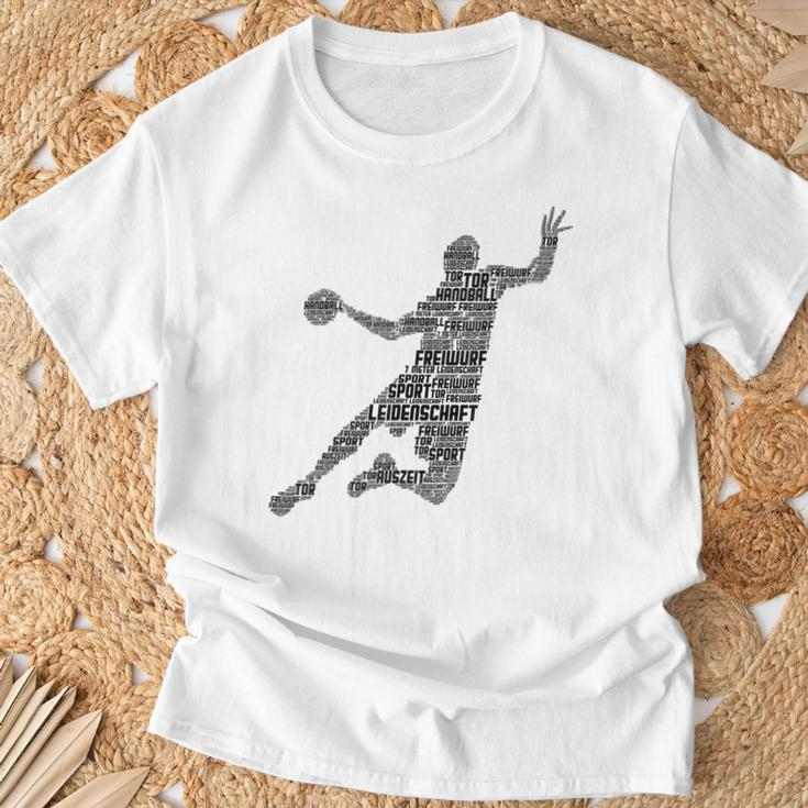 Handball Handballer Children's Boys T-Shirt Geschenke für alte Männer