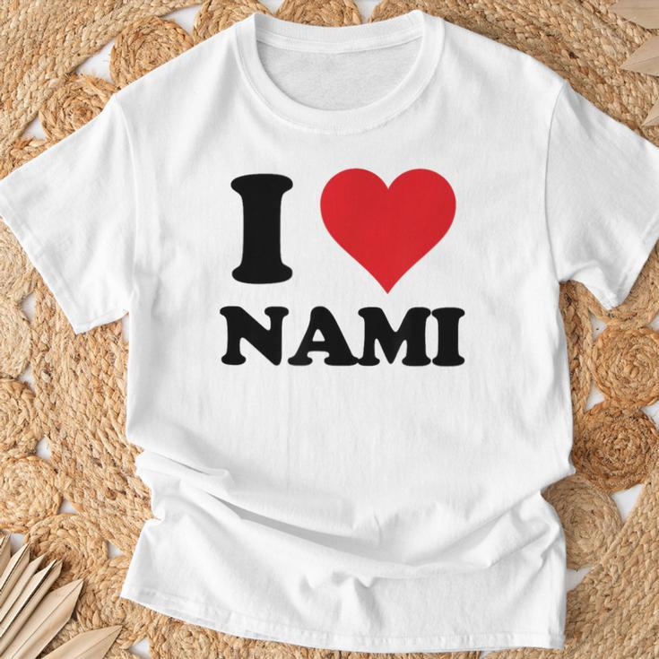 I Heart Nami First Name I Love Personalized Stuff T-Shirt Gifts for Old Men