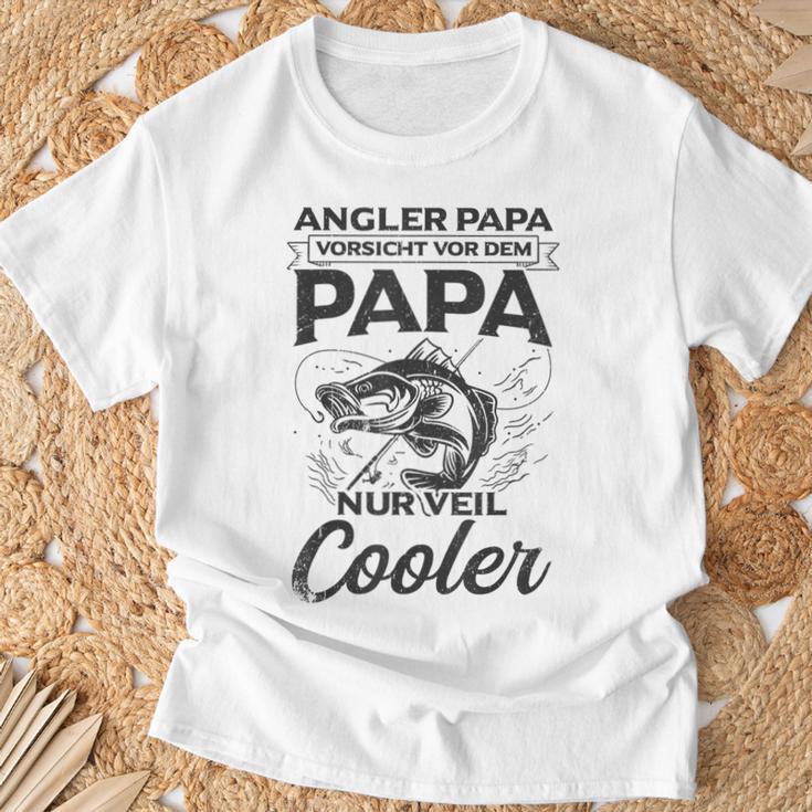 Herren Angler Fischer Cooler Papaater Forelle Hecht Sportangler T-Shirt Geschenke für alte Männer