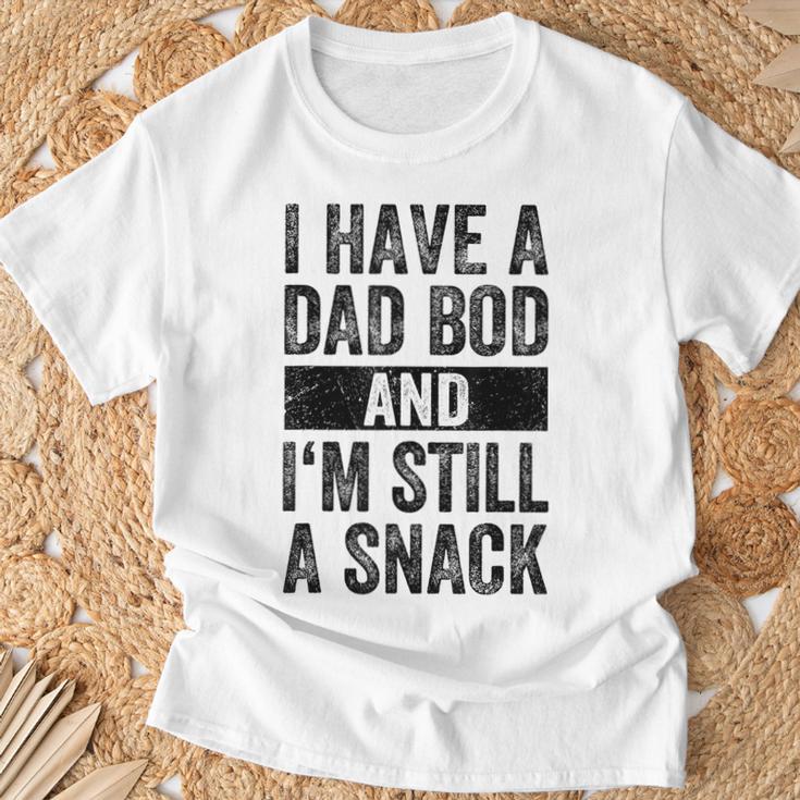 Herren Dad Bod Papa Bierbauchatertag T-Shirt Geschenke für alte Männer