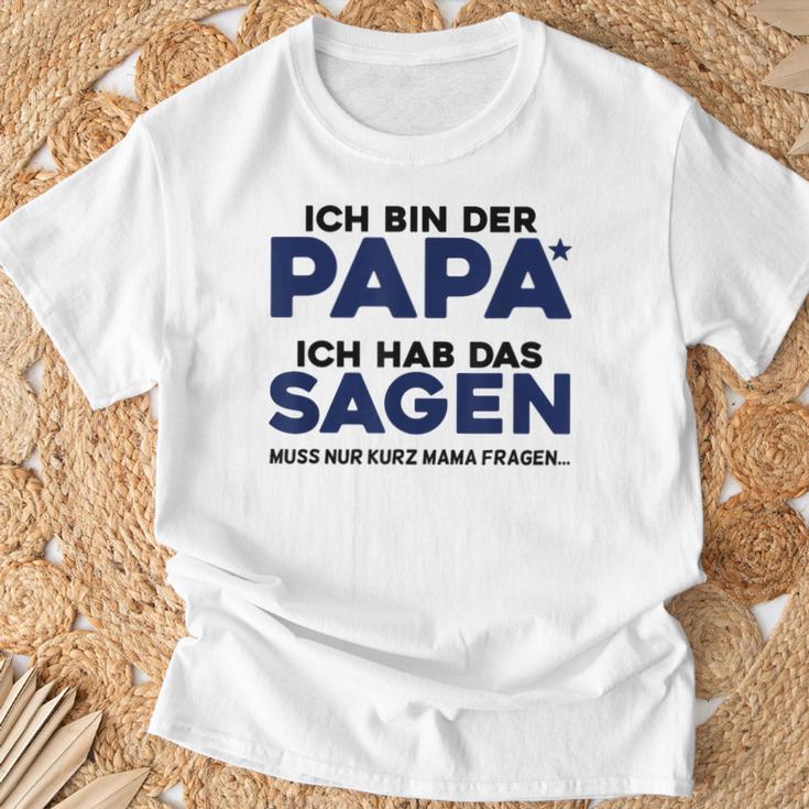 Ich Bin Der Papa Gray T-Shirt Geschenke für alte Männer