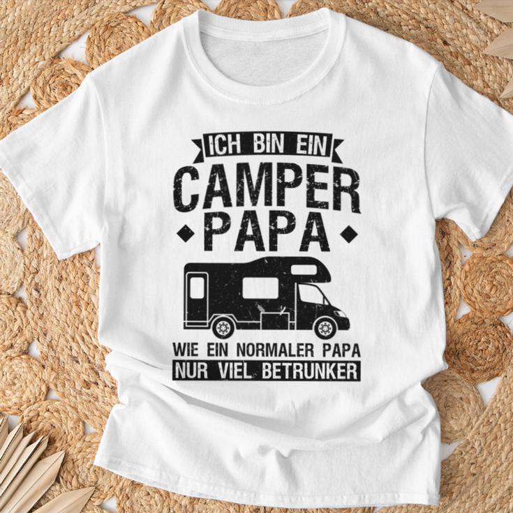 Ich Bin Ein Wohnmobil Papa Camper Papa Gray T-Shirt Geschenke für alte Männer