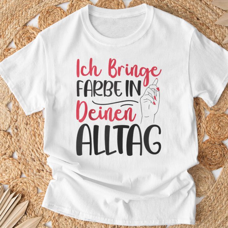 Ich Bringe Farbe In Deinen Alltag Maler Papa Lackierer Kapuzenjacke T-Shirt Geschenke für alte Männer