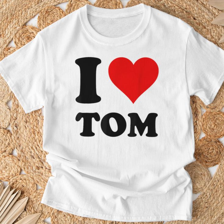 Ich Liebe Tom T-Shirt Geschenke für alte Männer