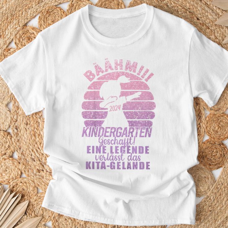 Kinder Kindergarten Geschafft 2024 Kita Absolvent 2024 T-Shirt Geschenke für alte Männer