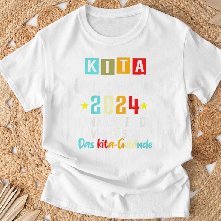 Kinder Kita Geschafft 2024 Kita Abschluss 2024 Kita Abgänger 2024 T-Shirt Geschenke für alte Männer