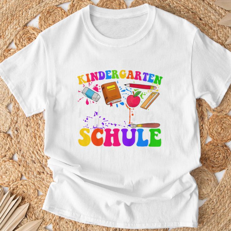 Kinder Mach's Gut Kindergarten Ich Rocke Jetzt Die Schule T-Shirt Geschenke für alte Männer