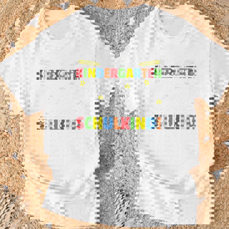 Kinder Tschüss Kindergarten Ich Werde Jetzt Ein Schulkind T-Shirt Geschenke für alte Männer
