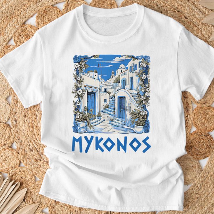 Mykonos Souvenir Mykonos Greece Mykonos T-Shirt Geschenke für alte Männer