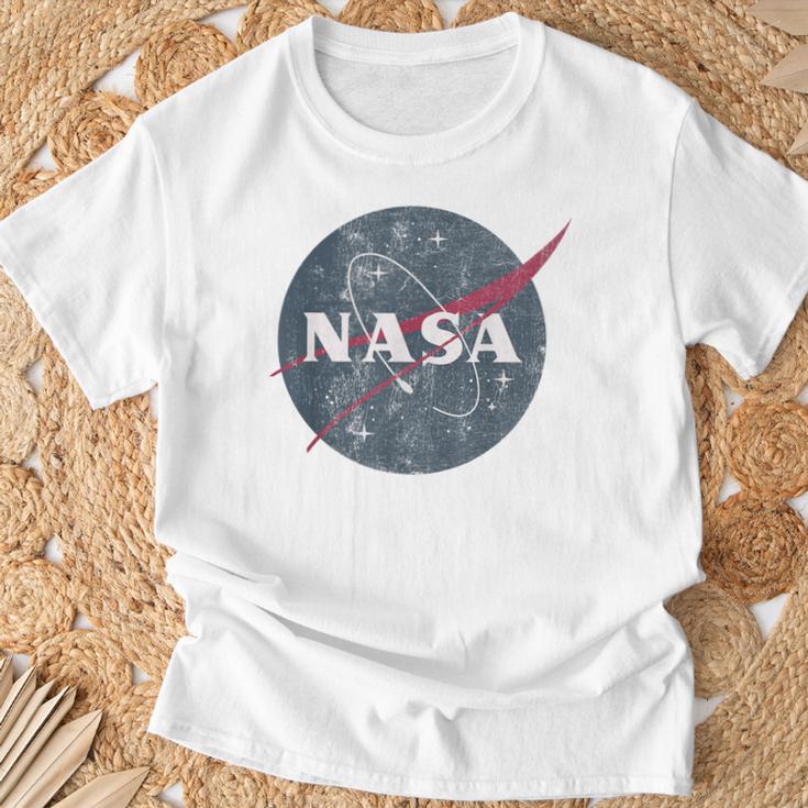 Nasa Simple Vintage Logo T-Shirt Geschenke für alte Männer