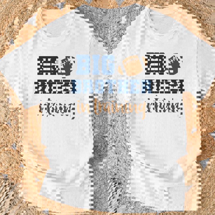 Niños Big Brother De Fútbol Para Embarazo Diseño De Otoño Camiseta unisex Regalos para ancianos