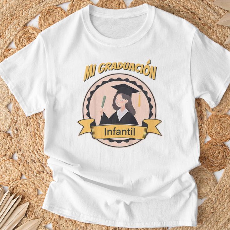 Niños Graduacion Infantil Niña Regalo Alumnas Educacion Infantil Camiseta unisex Regalos para ancianos