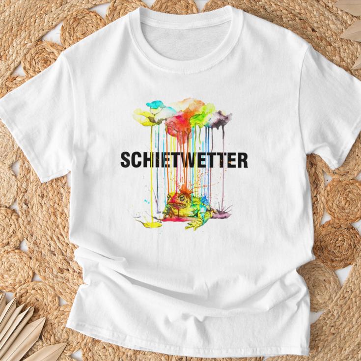 Norddeutsch Schietweather T-Shirt Geschenke für alte Männer