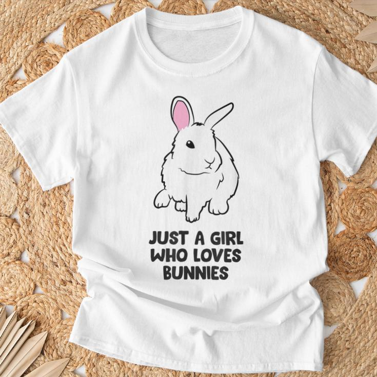 Nur Ein Mädchen Das Hasen Liebt T-Shirt Geschenke für alte Männer