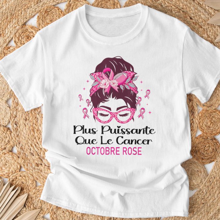 T-shirt Octobre Rose Avec Ruban - Sensibilisation Au Cancer Du Sein, Pour Femmes Et Hommes, Cadeau De Soutien