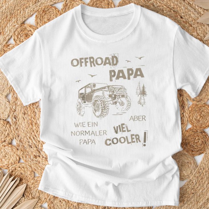 Offroad Papa Wie Ein Normaler Papa Aber Cooler 4X4atertag Kapuzenjacke T-Shirt Geschenke für alte Männer