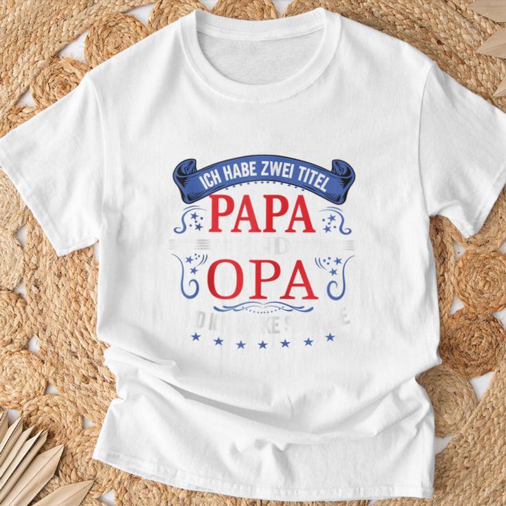 Opa Atertag Papa Spruch Grossvater Geburtstag Kapuzenjacke T-Shirt Geschenke für alte Männer