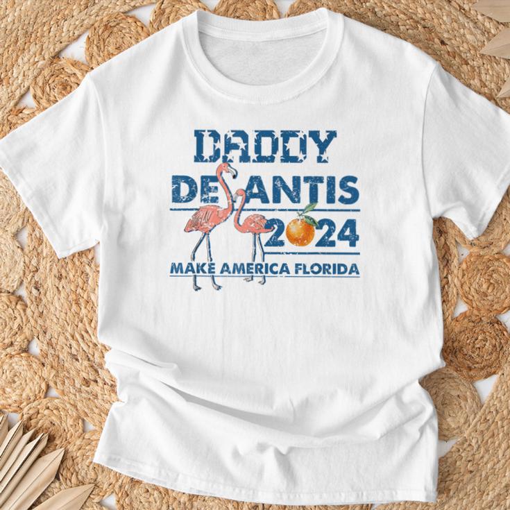 Papa 2024 Desantis Machen Amerika Florida T-Shirt Geschenke für alte Männer