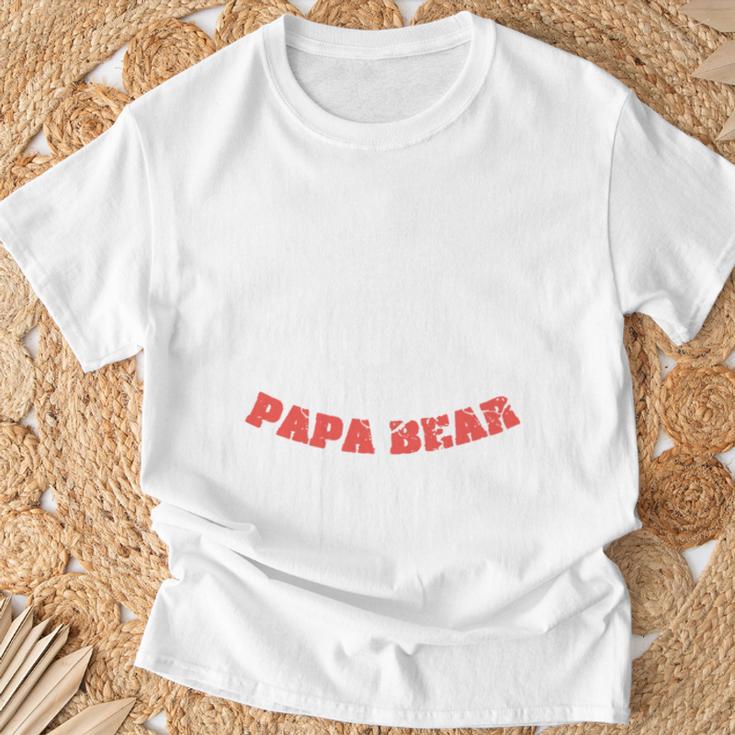 Papa Bär König Dad Stolzer Daddy Familie Legende Mann T-Shirt Geschenke für alte Männer