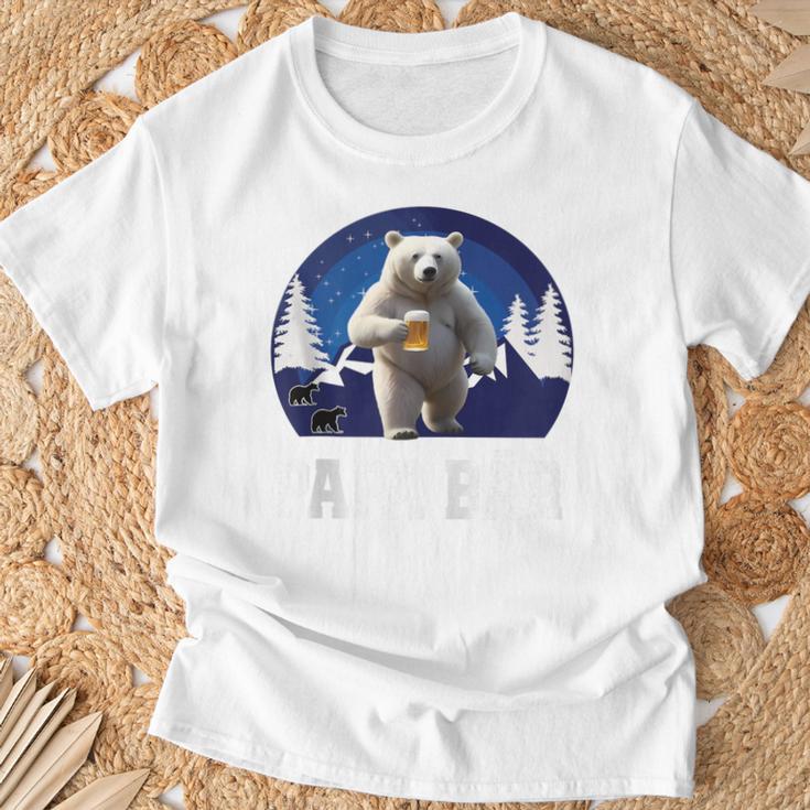 Papa Bäratertag Retroater & Opa Geschenk Geburtstags Kapuzenjacke T-Shirt Geschenke für alte Männer