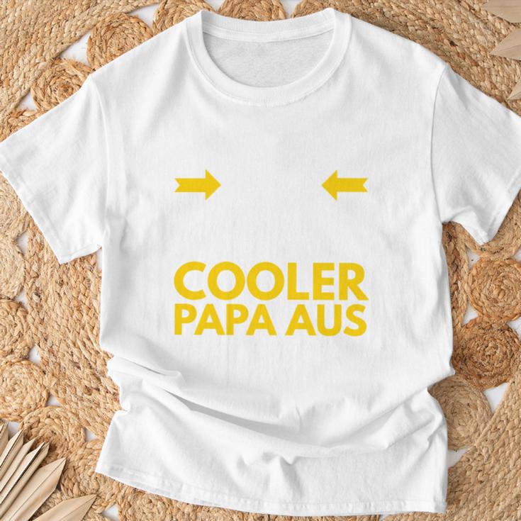 Papa Geburtstagatertag Richtig Cooler Papa Spruch Geschenk T-Shirt Geschenke für alte Männer