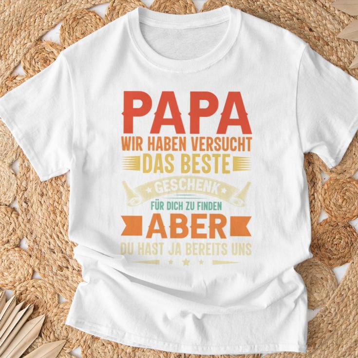 Papa Wir Habenersucht Das Perfekte Papa Undater Motiv T-Shirt Geschenke für alte Männer