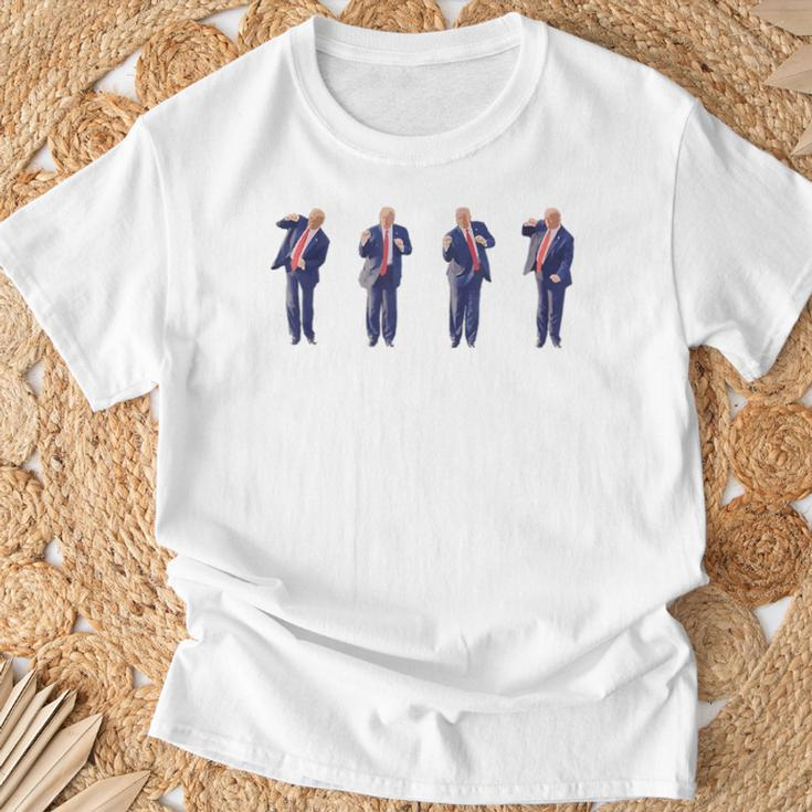 Potus 45 Dance Trump Dance Save America Trump 4547 T-Shirt Gifts for Old Men