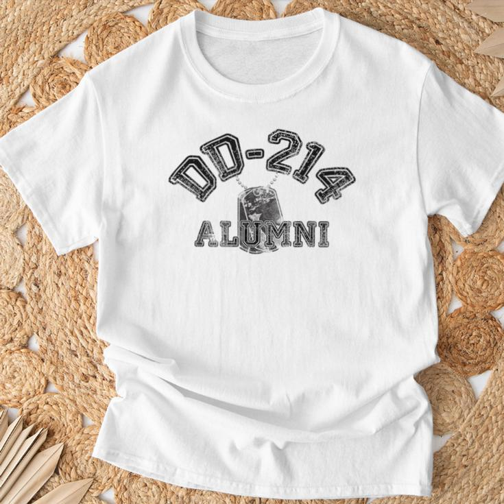 Proud Veteran Dd214 Alumni Dog Tag For Vets T-Shirt Gifts for Old Men