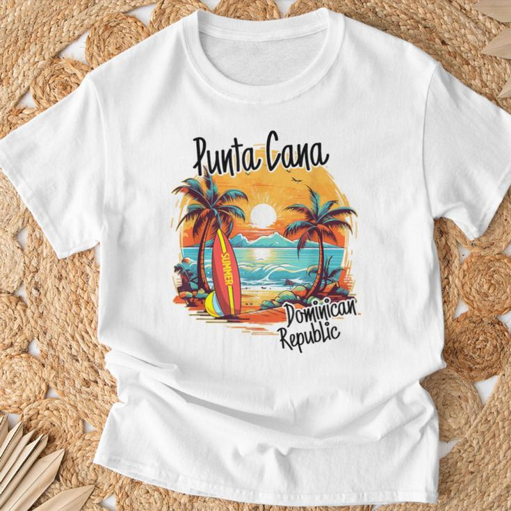 Punta Cana Dominican Republic Vacation Beach Family Trip T-Shirt Gifts for Old Men