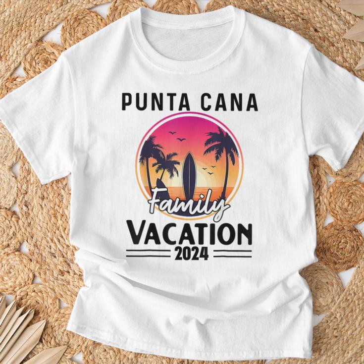 Punta Cana Family Vacation 2024 Matching Dominican Republic T-Shirt Gifts for Old Men