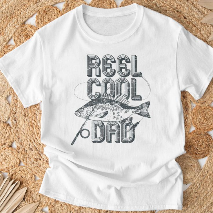 Reel Cool Dad Fishing Fathers Day For Fisherman T-Shirt Gifts for Old Men