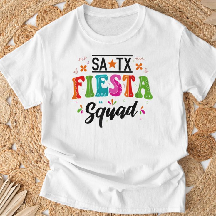 San Antonio Fiesta Cinco De Mayo Fiesta Squad Texas Matching T-Shirt Gifts for Old Men