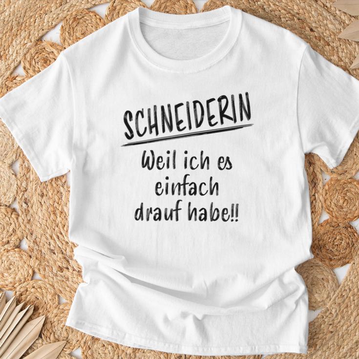 Schneiderin Spruch Schneiderinnen Beruf Lustiges Schneiderin T-Shirt Geschenke für alte Männer